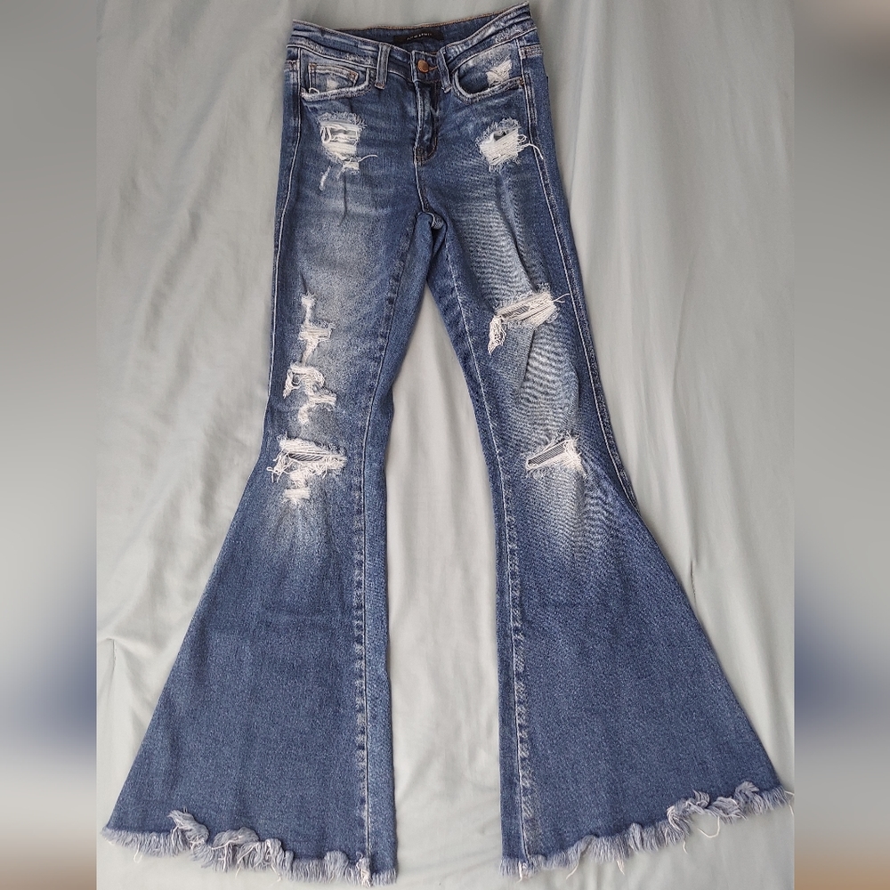 Super flare women's jeans